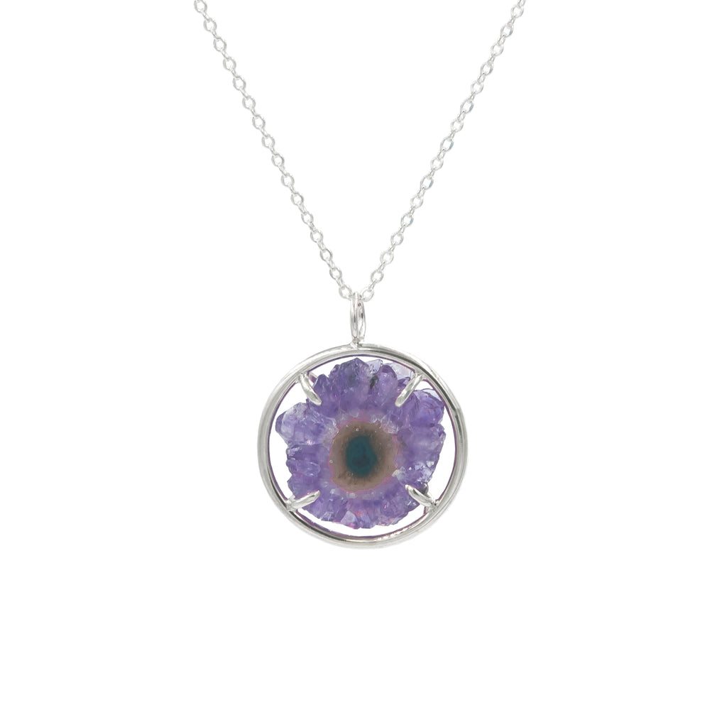 Small Amethyst Stalactite Necklace